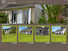 Tablet Screenshot of caux-seine-immobilier.fr